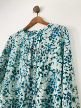 Load image into Gallery viewer, Lost Stock Women’s Lightweight Floral Shirt | S UK8 | Blue