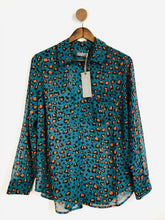 Load image into Gallery viewer, Mint Velvet Women's Leopard Print Sheer Blouse NWT | UK14 | Multicoloured