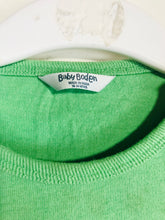 Load image into Gallery viewer, Boden Kid's Long Sleeve Fox Embroidered T-Shirt | 18-24 Months | Green