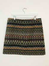 Load image into Gallery viewer, Monsoon Womens Patterned Mini Skirt | UK16 | Multi Coloured