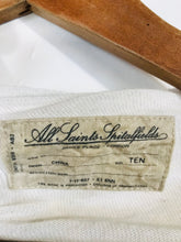 Load image into Gallery viewer, AllSaints Women's Ruched Jumper | UK10 | White