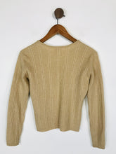 Load image into Gallery viewer, Denner Women's Cashmere Ribbed Jumper | S/M | Beige