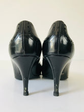 Load image into Gallery viewer, Armani Women's Leather Court Heels | 38.5 UK5.5 | Black