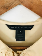Load image into Gallery viewer, Marc Jacobs Women's Silk Ruffle Button-Up A-Line Dress | 8 UK10 | Brown