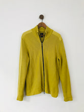 Load image into Gallery viewer, Victorinox Men’s Zip Knit Cardigan | L | Yellow