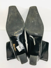 Load image into Gallery viewer, Jesus Lopez Women's Leather Heeled Boots | EU37.5 UK4.5 | Black