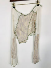 Load image into Gallery viewer, Urban Outfitters Women's Crop Ribbed Jumper | S UK8 | Beige