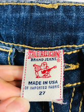 Load image into Gallery viewer, True Religion Women's Distressed Slim Jeans | 27 | Blue