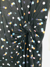 Load image into Gallery viewer, Boden Women's Polka Dot Ruched Midi Dress | UK10 | Blue