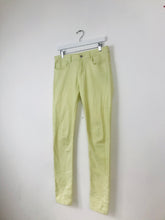 Load image into Gallery viewer, Reiss Womens Smith Skinny Jeans | UK12 W32 L32 | Pale Yellow