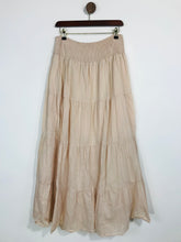 Load image into Gallery viewer, Zara Women's Cotton Boho Maxi Skirt | M UK10-12 | Pink