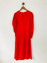 Load image into Gallery viewer, & Other Stories Women's Long Sleeve Midi Dress | UK10 | Red