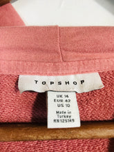 Load image into Gallery viewer, Topshop Women's Crop Hoodie | UK14 | Pink