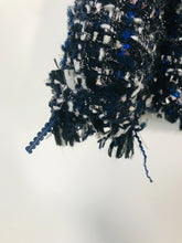 Load image into Gallery viewer, Zara Women's Check Tweed Blazer Jacket | M UK10-12 | Blue