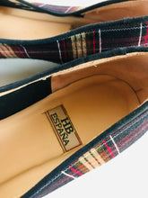 Load image into Gallery viewer, HB Espana Women's Tartan Check Tassel Loafers | 38 UK5 | Multicolour