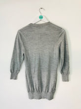 Load image into Gallery viewer, Boden Women’s Wool Half Button Top Jumper | UK14 | Grey