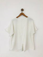 Load image into Gallery viewer, Gerard Darel Women’s Open Back Blouse | 46 UK18 | White