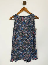 Load image into Gallery viewer, White Stuff Women's Floral Ruched Tank Top | UK10 | Purple