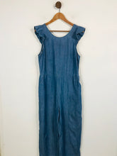 Load image into Gallery viewer, Oasis Women's Cotton Boho Jumpsuit NWT | UK12 | Blue