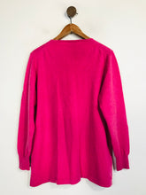 Load image into Gallery viewer, Denner Cashmere Women's Cashmere V-Neck Jumper | M UK10-12 | Pink