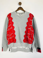 Load image into Gallery viewer, Preen by Thornton Bregazzi Women's Lace Zip Jumper | S UK8 | Grey