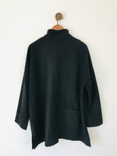 Load image into Gallery viewer, Yacco Maricard Women’s Button-up High Neck Japanese Jacket | L-XL UK16-18 | Black