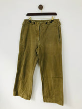 Load image into Gallery viewer, Margaret Howell Women’s High Waisted Wide Leg Cargo Jeans | UK12 M | Green