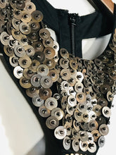 Load image into Gallery viewer, French Connection Women's Halter Neck Embellished Maxi Dress NWT | UK10 | Black