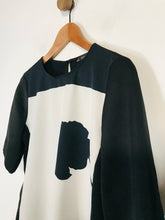 Load image into Gallery viewer, Zara Women's Floral Sheath Dress | M UK10-12 | Black