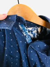 Load image into Gallery viewer, 1 Like No Other Men's Long Sleeve Ditsy Floral Button-Up Shirt | L | Blue