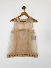 Load image into Gallery viewer, Vera Wang Women's Silk Sheer Tank Top NWT | US0 UK4 | Pink