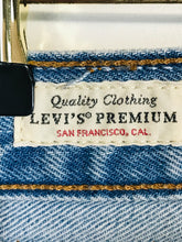 Load image into Gallery viewer, Levi’s Women's Distressed 501 Straight Jeans | W27 UK8-10 | Blue
