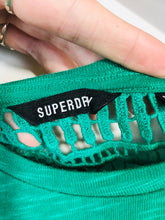 Load image into Gallery viewer, Superdry Women's Crochet Tank Top | UK14 | Green
