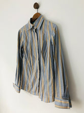 Load image into Gallery viewer, Hawes & Curtis Women’s Stripe Button-Up Shirt | UK16 | Blue Yellow
