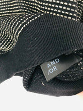 Load image into Gallery viewer, And/Or John Lewis Women's Metallic Jumper | M | Black