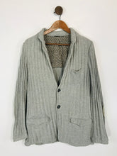 Load image into Gallery viewer, Zara Men's Striped Buttoned Cardigan | M | Grey