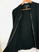 Load image into Gallery viewer, Frank Lyman Women's Lightweight Bomber Jacket | UK18 | Black