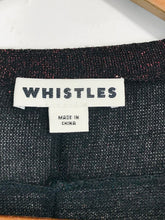 Load image into Gallery viewer, Whistles Women's Metallic Cardigan | L UK14 | Black