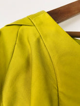 Load image into Gallery viewer, Sub Couture Women’s Cap Sleeve Shift Dress | UK12 | Yellow-Green