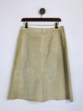 Load image into Gallery viewer, Morgan De Toi Women's Leather Suede A-Line Skirt | EU38 UK10 | Beige