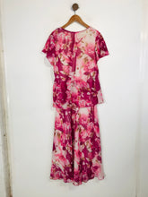 Load image into Gallery viewer, Roman Women's Floral A-Line Maxi Dress | UK18 | Pink