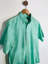 Load image into Gallery viewer, Ralph Lauren Men's Short Sleeve Button-Up Shirt | M | Green