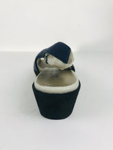 Load image into Gallery viewer, Andre Assous Women's Suede Slingback Sandals | US7.5 UK5.5 | Blue