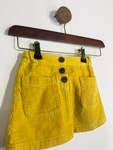 Load image into Gallery viewer, John Lewis Kid's Corduroy Cotton A-Line Skirt | 3 years | Yellow