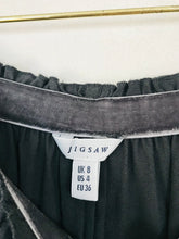 Load image into Gallery viewer, Jigsaw Women's Satin Midi Skirt | UK8 | Grey