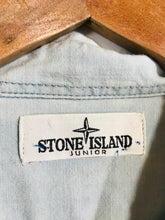 Load image into Gallery viewer, Stone Island Kid's Denim Button-Up Shirt | 14 Years | Blue