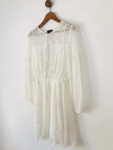 Load image into Gallery viewer, Lipsy Women's Boho Long Sleeve Mini Dress | UK12 | White