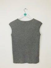 Load image into Gallery viewer, Calvin Klein Womens Knit Sleeveless Top Vest | S | Grey