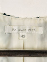 Load image into Gallery viewer, Patrizia Pepe Women's Floral Ruched A-Line Dress | EU42 UK14 | Blue