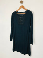 Load image into Gallery viewer, Surtapeau Women's Ruched Mini Dress | M UK12 | Blue